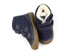 Wheat navy vinterstøvle Daxi med TEX